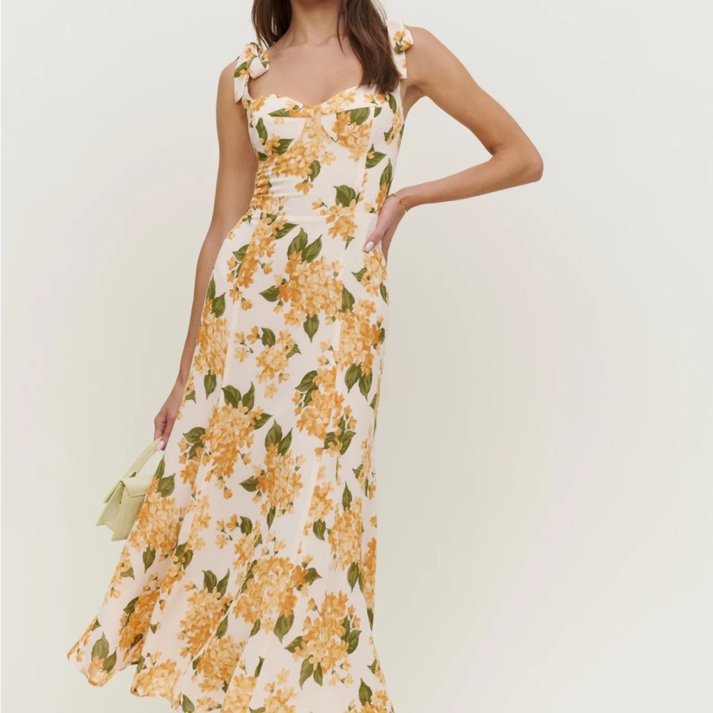 The reformation Nadira dress in color Fara size zero NWOT